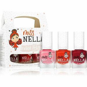 Miss Nella Peel Off Nail Polish Set sada laků na nehty obraz