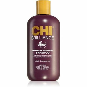 CHI Brilliance Optimum Moisture Shampoo hydratační šampon pro lesk a hebkost vlasů 355 ml obraz