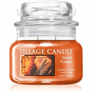 Village Candle Spiced Pumpkin vonná svíčka (Glass Lid) 262 g obraz