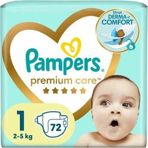 Pampers Premium Care Size 1 jednorázové pleny 2-5 kg 72 ks obraz