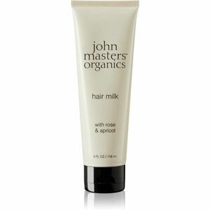 John Masters Organics Rose & Apricot Hair Milk bezoplachové mléko na suché konečky vlasů 118 ml obraz