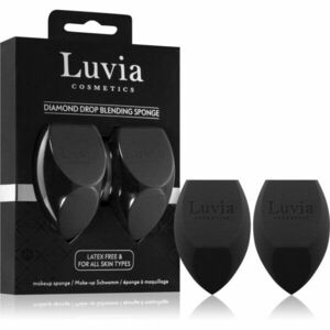 Luvia Cosmetics Diamond Drop Blending Sponge Set multifunkční houbička na make-up duo barva Black 2 ks obraz