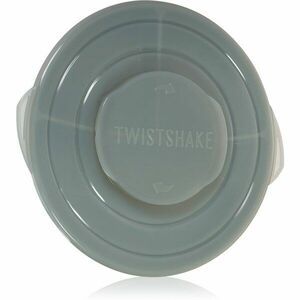 Twistshake Divided Plate dělený talíř s víčkem Grey 6 m+ 1 ks obraz
