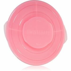 Twistshake Divided Plate dělený talíř s víčkem Pink 6 m+ 1 ks obraz