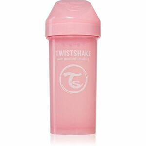 Twistshake Kid Cup Pink dětská láhev 12 m+ 360 ml obraz