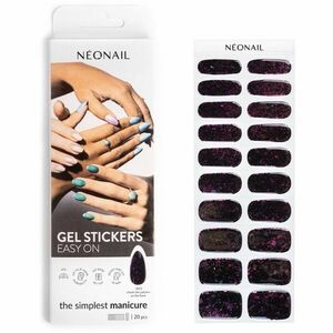 NEONAIL Easy On Gel Stickers nálepky na nehty odstín M03 20 ks obraz