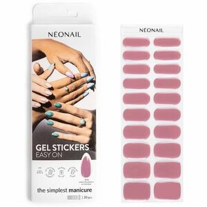 NEONAIL Easy On Gel Stickers nálepky na nehty odstín M08 20 ks obraz