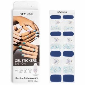 NEONAIL Easy On Gel Stickers nálepky na nehty odstín M10 20 ks obraz
