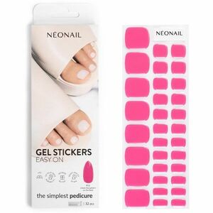 NEONAIL Easy On Gel Stickers nálepky na nehty na nohy odstín P02 32 ks obraz