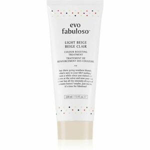 EVO Fabuloso Colour Boosting Treatment maska na vlasy pro zvýraznění barvy vlasů odstín Light Beige 220 ml obraz
