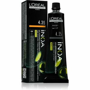 L’Oréal Professionnel Inoa permanentní barva na vlasy bez amoniaku odstín 4.35 60 ml obraz