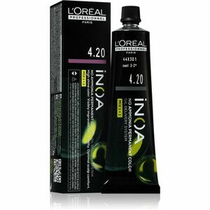 L’Oréal Professionnel Inoa permanentní barva na vlasy bez amoniaku odstín 4.20 60 ml obraz