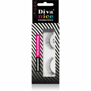 Diva & Nice Cosmetics Accessories nalepovací řasy z přírodních vlasů No. 12 1 ks obraz