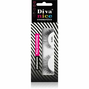 Diva & Nice Cosmetics Accessories nalepovací řasy z přírodních vlasů No. V0015 1 ks obraz