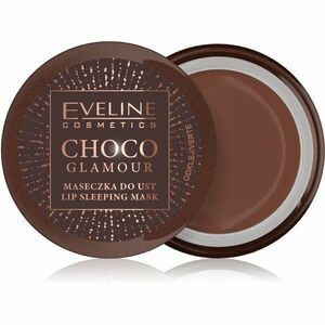 Eveline Cosmetics Choco Glamour noční regenerační maska na rty 12 ml obraz
