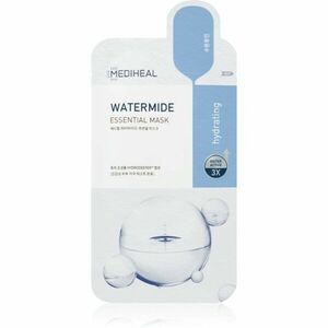 MEDIHEAL Essential Mask Watermide hydratační plátýnková maska pro rozjasnění pleti 24 ml obraz