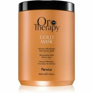 Fanola Oro Therapy Gold Mask maska na vlasy s 24karátovým zlatem 1000 ml obraz
