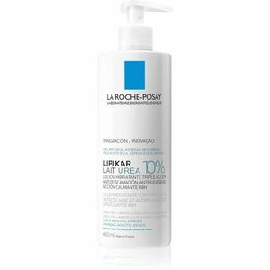La Roche-Posay Lipikar Lait Urea 10% zklidňující tělové mléko pro velmi suchou pokožku 400 ml obraz