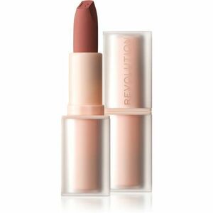 Makeup Revolution Lip Allure Soft Satin Lipstick krémová rtěnka se saténovým finišem odstín Brunch Pink Nude 3, 2 g obraz