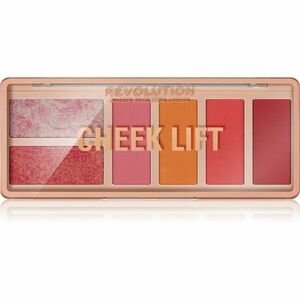 Makeup Revolution Cheek Lift paleta tvářenek odstín Pink Energy 6x1, 8 g obraz