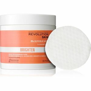 Revolution Skincare Brighten 3% Glycolic Acid čisticí tampónky 60 ks obraz