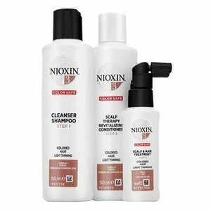 Nioxin System 3 Trial Kit sada pro jemné barvené vlasy 150 ml + 150 ml + 50 ml obraz