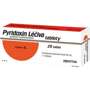 Pyridoxin Léčiva 20 mg 20 tablet obraz