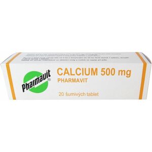 Pharmavit Calcium 500 mg 20 šumivých tablet obraz