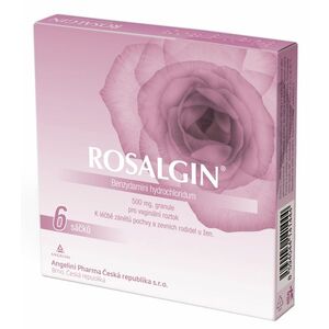 Rosalgin 500 mg, granule pro vaginální roztok, sáčky 6 ks obraz