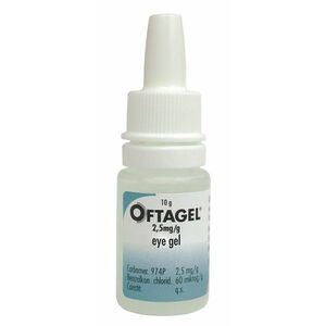 Oftagel gel oční/25 mg 10 g obraz