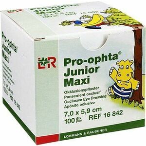 Lohmann&Rauscher Okluzor náplasťový Pro-ophta Junior Maxi 7x5, 9cm 100ks obraz