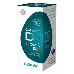 Biomin CALCIUM NEO s vitamín D3 90 tobolek obraz