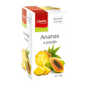 Apotheke Ananas a papája sáčky 20 x 2 g obraz