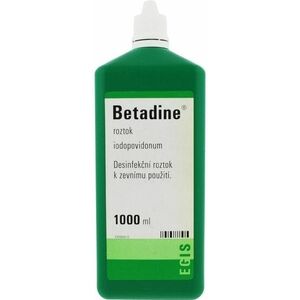 Betadine tekutina (H) zelený 1000 ml obraz