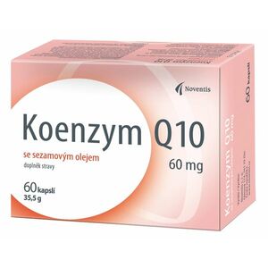 Noventis Koenzym Q10 60 mg se sezamovým olejem 60 kapslí obraz