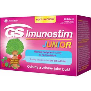 GS Imunostim Junior jahoda 20 tablet obraz