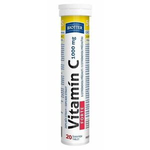 Biotter Vitamín C 1000 mg FORTE 20 šumivých tablet obraz