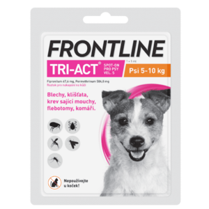 Frontline Tri-Act psi 5-10 kg spot-on 1 ml obraz