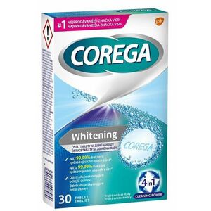 Corega Whitening Čistící tablety 30 ks obraz