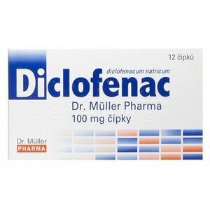 Dr.Muller Diclofenac 100 mg čípky 12 ks obraz