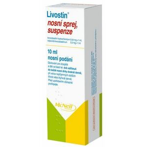 Livostin 5 mg nosní sprej suspenze 10 ml obraz