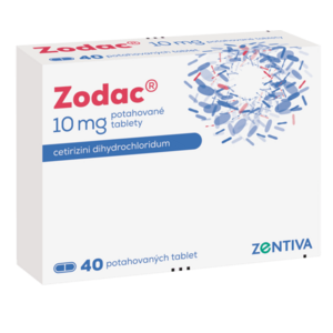 Zodac 10 mg 40 tablet obraz