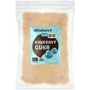 Allnature Kokosový cukr RAW/BIO 500 g obraz