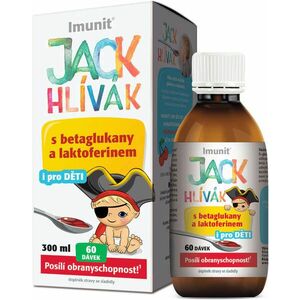 Imunit Jack Hlívák glukany + laktoferin sirup 300 ml obraz