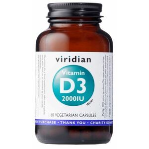 Viridian Vitamin D3 2000IU 60 kapslí obraz