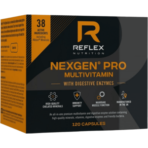 Reflex Nutrition Nexgen® PRO + Digestive Enzymes 120 kapslí obraz