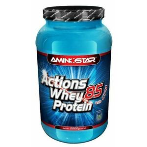 Aminostar Whey Protein Actions 85%, , Strawberry 1000 g obraz