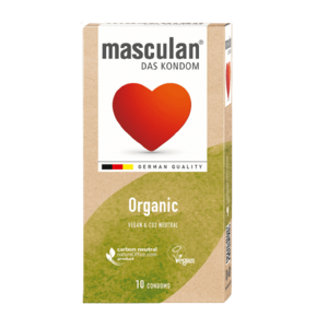 Masculan Veganské kondomy Organic 10 ks obraz