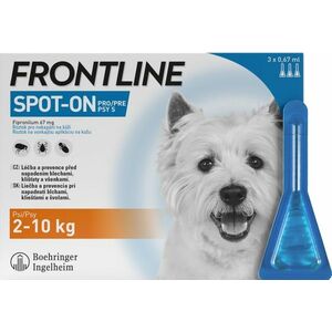 Frontline Spot On Dog S 2-10 kg 3 x 0.67 ml obraz