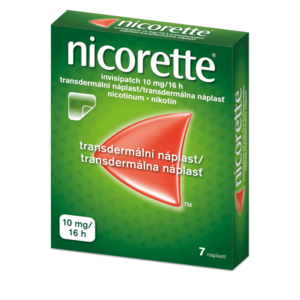 Nicorette ® invisipatch 10 mg/16 h transdermální náplasti 7 ks obraz